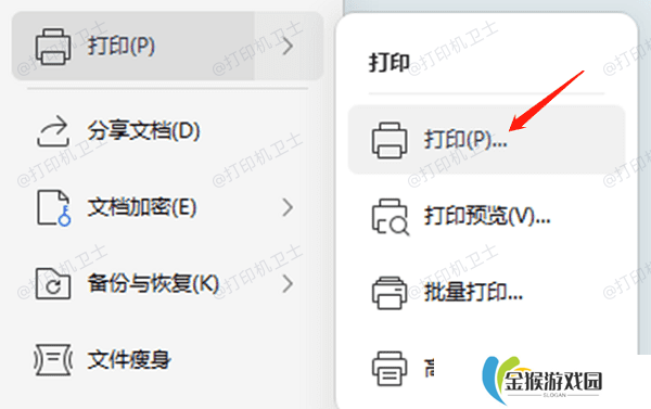 从Excel菜单中进入打印预览