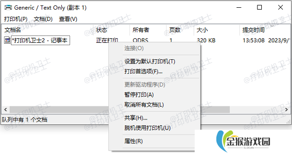 暂停打印