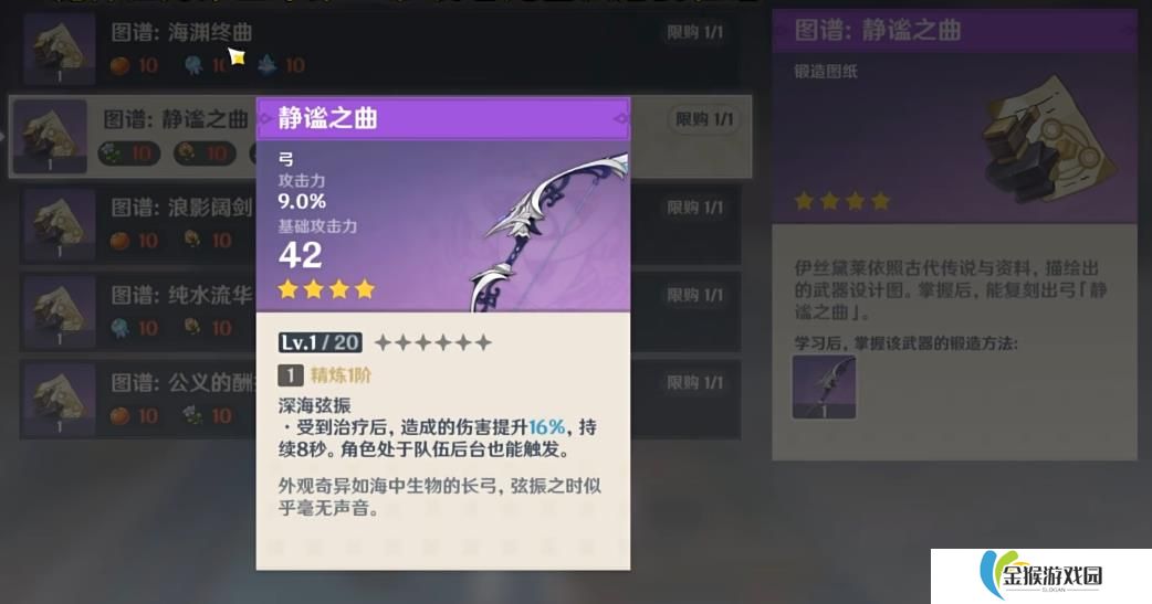 原神枫丹锻造武器适配哪些角色