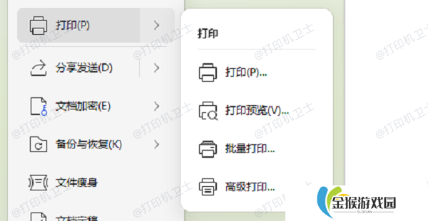 预览打印文件