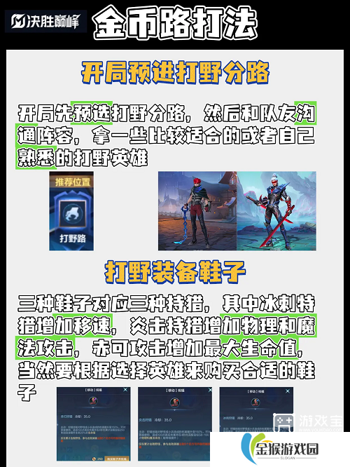 决胜巅峰新玩家打野教学攻略
