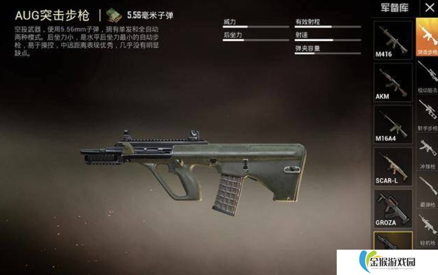 和平精英AUG怎么样