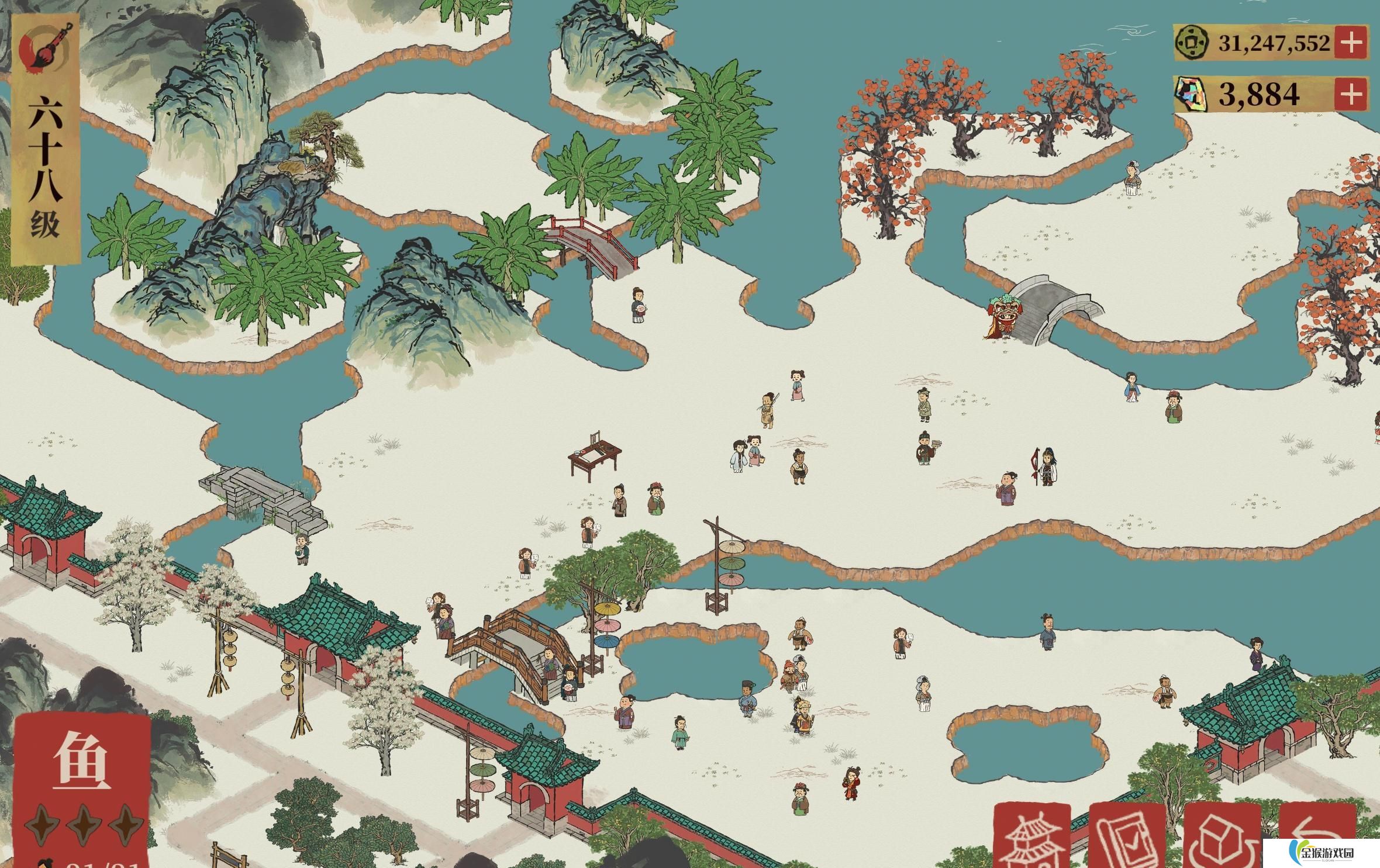 江南百景图怎么打开鸡鸣山和星宿