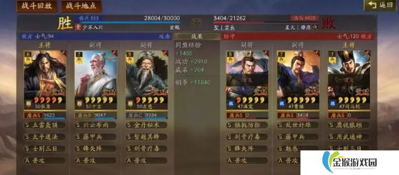 三国志战略版三仙队强度怎么样